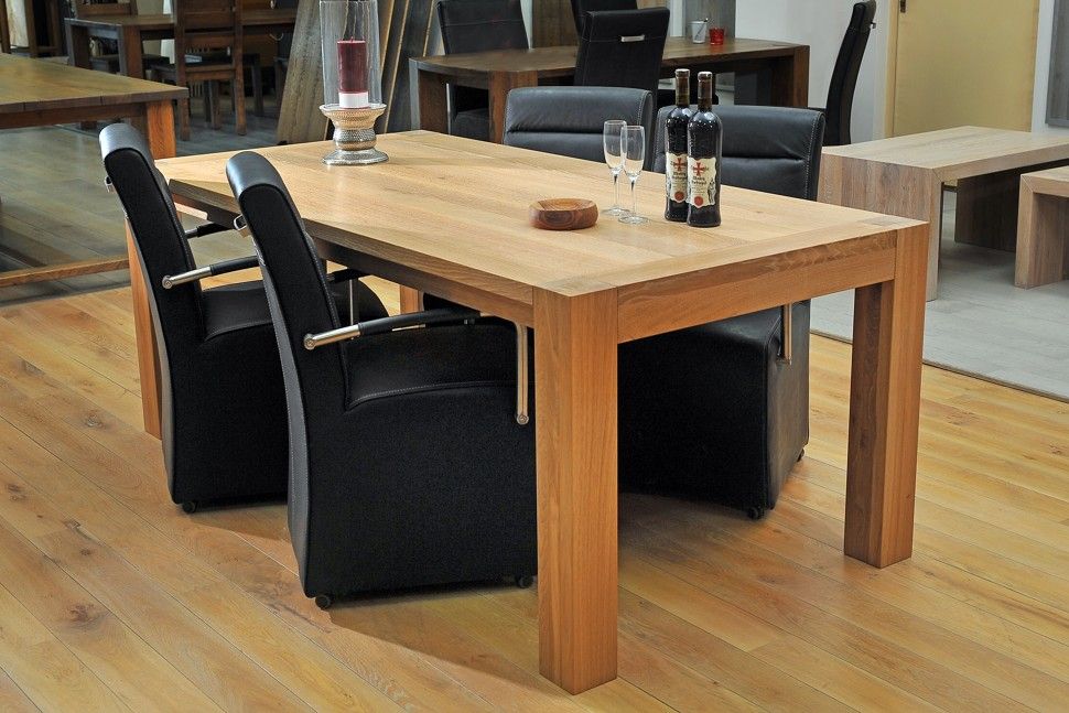 Masivní dubový stůl Elegance